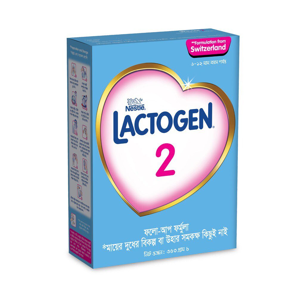 Nestlé Lactogen 2 Formula With Iron (6 M+) 350gm ( Bangladeshi )
