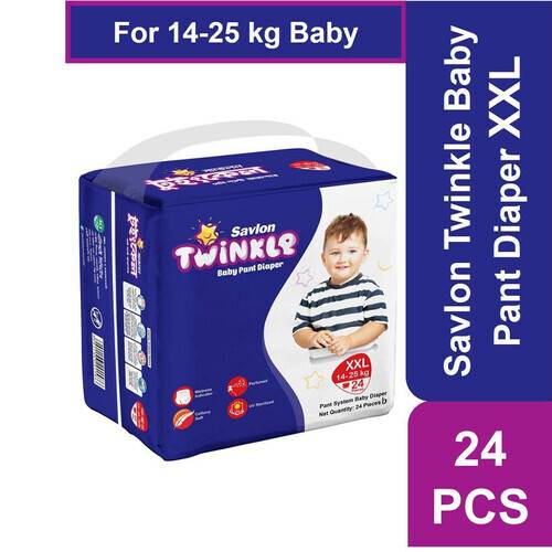 Savlon Twinkle Baby Pant Diaper XXL (14-25 kg) 24 Pices