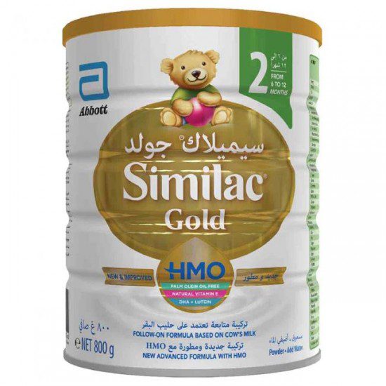 Similac Gold Hmo Follow on Milk Formula 2 (6-12 Months) 800gm (Ireland)