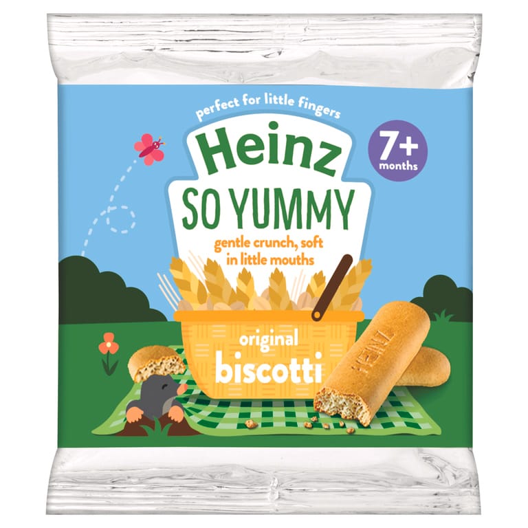 Heinz So Yummy Original Biscotti 7+ month