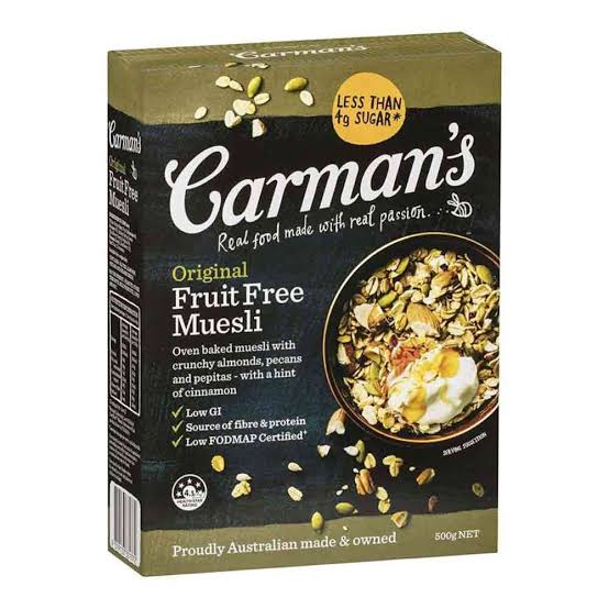 Garman's Orginal Fruit Free Muesli 500 gm ( Australian)
