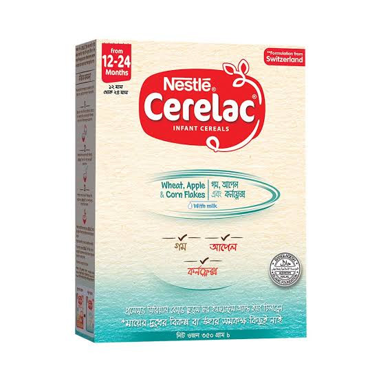 Cerelac Apple & Corn Flakes ( 12 to 24 month ) 350 Gm (Bangladeshi)