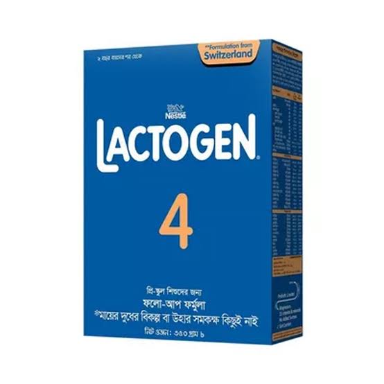 Nestlé Lactogen 4 Infant Formula Milk Powder (2-5 Y) 350 gm ( Bangladeshi )
