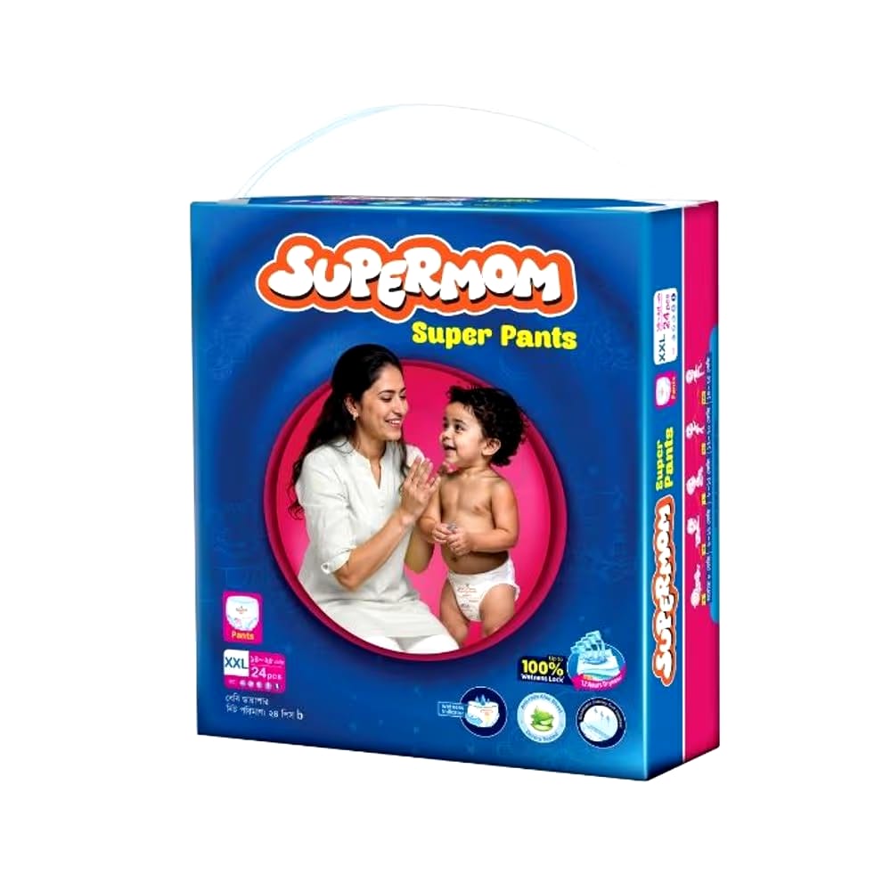 Supermom Baby Pant Diaper XXL (14-25) Kg 24 pcs