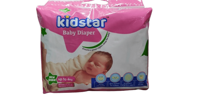 Kidstar Baby Diaper Belt System New Born (0 to 4) Kg 20 Pices