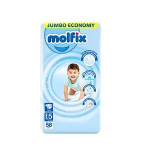 Molfix Baby Diaper Belt System 5 Junior (11-18 kg) 58 Pices ( Turkey )