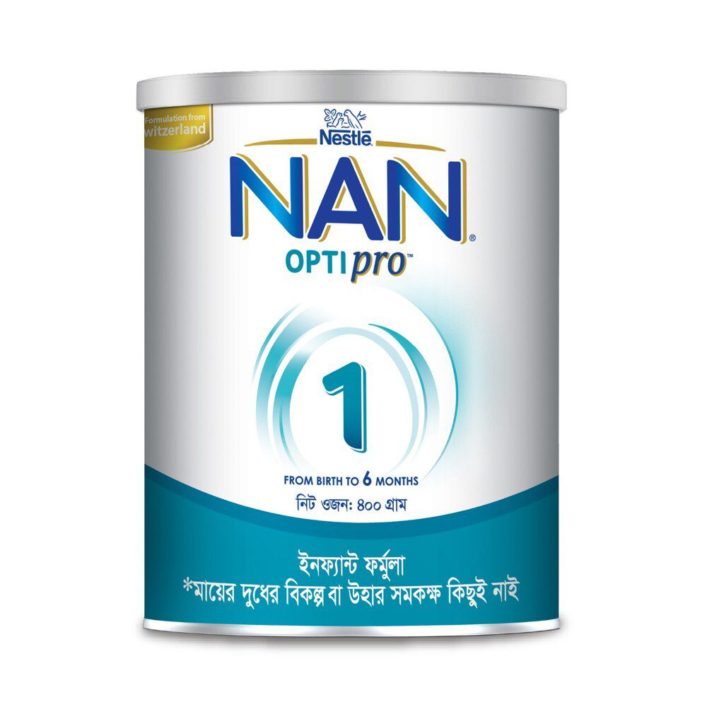 NAN 1 OPTIPRO Infant Formula Milk (From 0 to 6 months) 400 gm ( Bangladeshi )