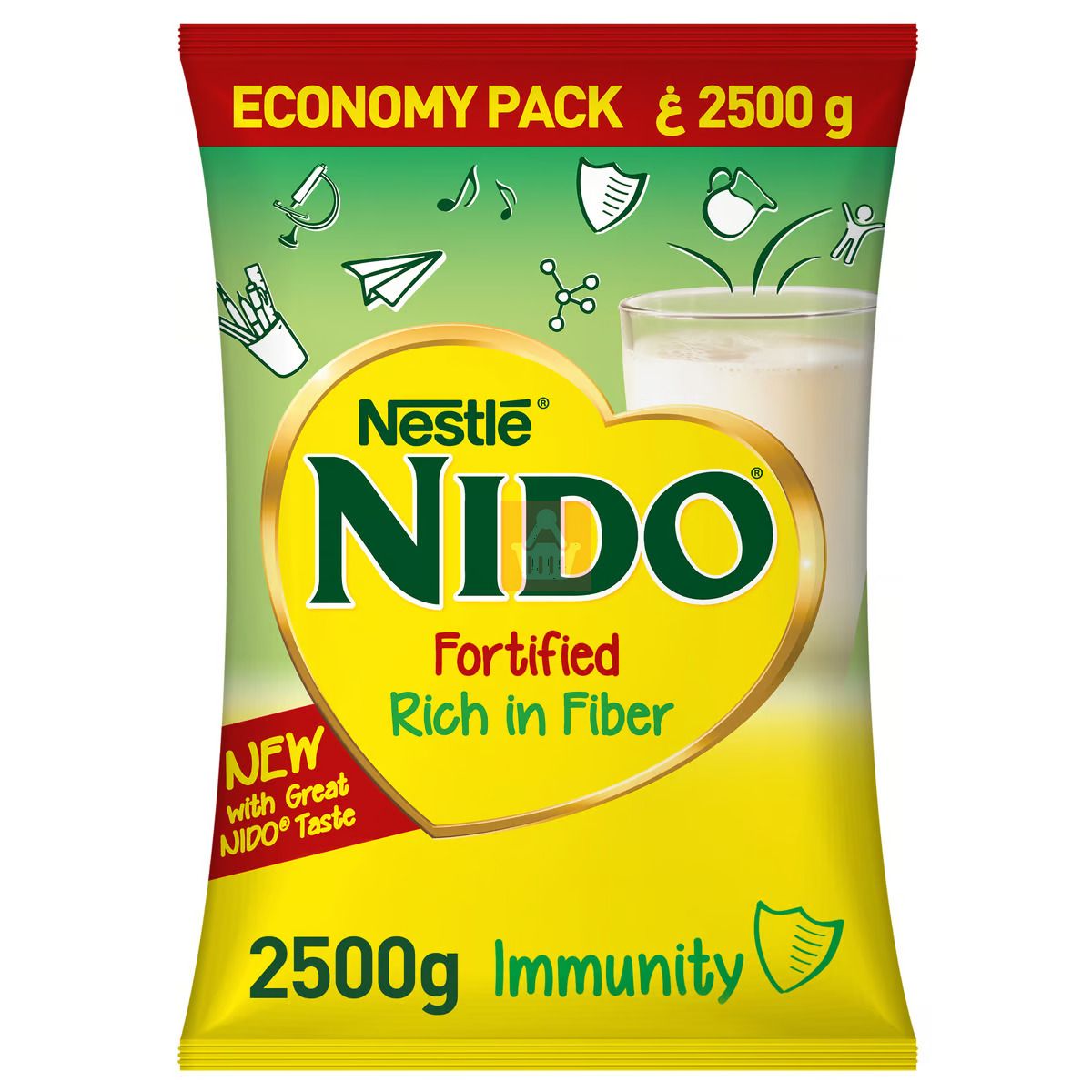 Nestle Nido Full Cream Milk Powder 2500gm ( Dubai )