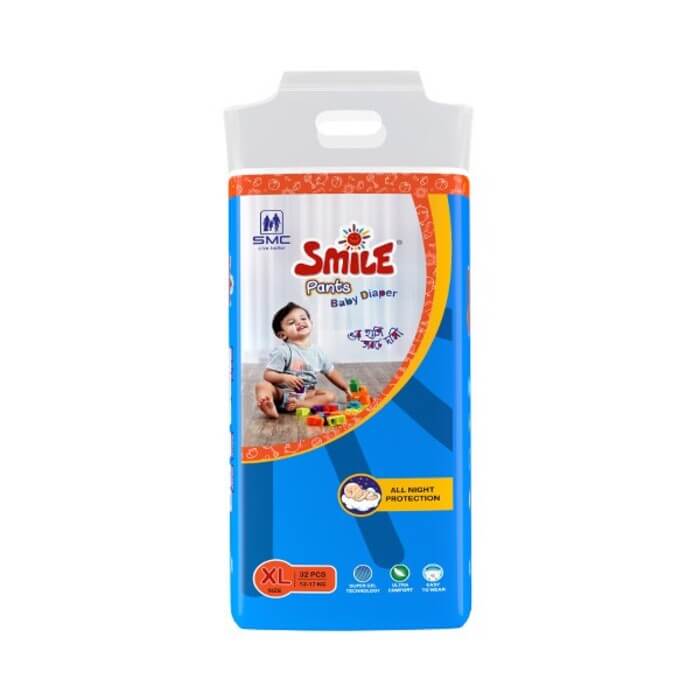 Smile Baby Diaper Pant System XL (12-17)kg 32 Pices